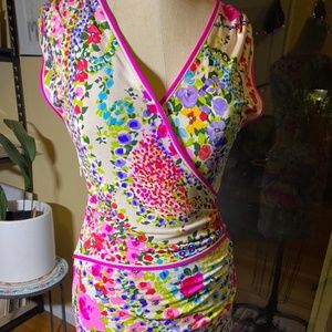 Vintage 80s LEONARD PARIS dress size S